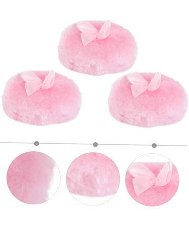 FRCOLOR Body Powder Puff bows Long Hair bow tie Glitter Dry Cosmetic Puff Pad - Buy Online on GoSupps.com
