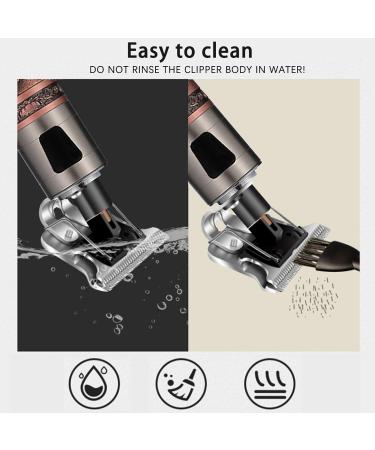 Hair Clippers for Men Professional Cordless Barber Trimmer Set USB Rechargeable Hair Cutting Grooming Kit Electric Beard Trimmer Shaver Hair Cutting Kit with LCD Display Gifts for Men - Buy Online on GoSupps.com