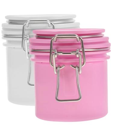 2pi ces Lot de Pots de Rangement pour Colle Cils avec Fermeture Herm tique Bo tes de Stockage pour Extensions de Cils