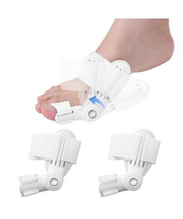 Meiegou hallux valgus correction hallux valgus rail bale toe correction adjustable hallux valgus rail for bald relief built -in shock absorber unisex left or right foot