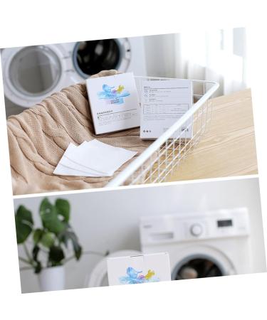 Gatuida 96 Sheets Laundry Paper Washing Paper Color Paper Clothes Wash and Care White - Buy Online on GoSupps.com