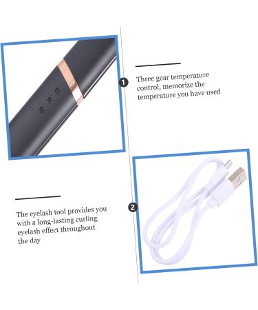 Housoutil Eyelash Curler Portable Electric Lash Curler Lash Tools Electric Tool Mini Eye Lash Make- up Tool Portable Lash Curler USB Rechargeable Lash Curler Abs Major Hair Care Product - Buy Online on GoSupps.com