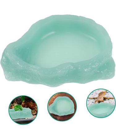 POPETPOP 3pcs Pet Feeding Basin Pet Water Bowl Reptile Bowl Reptile Food Feed Dish Climbing Pet Drinking Bowl 14x11cmx3pcs Light Greenx3pcs - Buy Online on GoSupps.com
