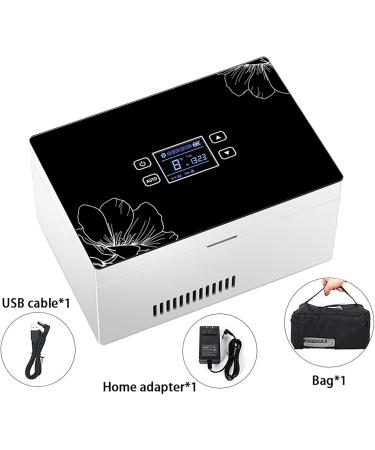 HUVIOVED Insulin Refrigerator for Travel Medicine Refrigerator Portable Car Refrigeration Case 2-8 C Medical Refrigerator with 1 Battery - Buy Online on GoSupps.com