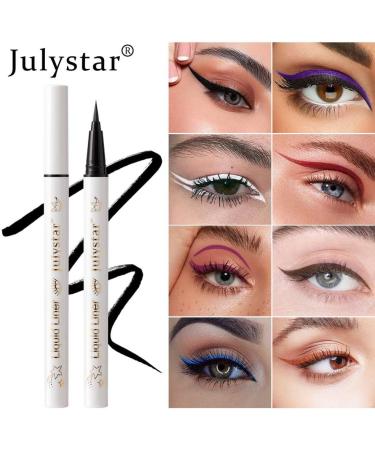 INTEROOKIE Non-smudging long-lasting waterproof eyeliner 6 pcs set aegyo sal down to eye makeup pen (A) - Buy Online on GoSupps.com