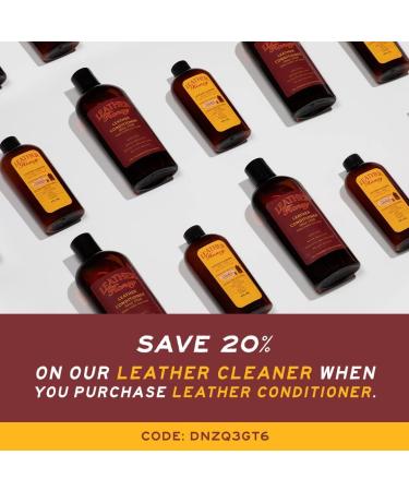 Leather Honey Leather Cleaner - Best for Vinyl, Apparel, Furniture, Auto Interior & More - 8oz - Buy Online on GoSupps.com