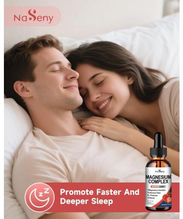 Magnesium Glycinate Liquid 400mg High Absorption Magnesium Complex supplemen with Vitamin B6 D C to Support Sleep Muscle Nerve Health Non-GMO Gluten Free Vegan (2 Fl Oz/Strawberry) Strawberry 2 Fl Oz (Pack of 1) - Buy Online on GoSupps.com