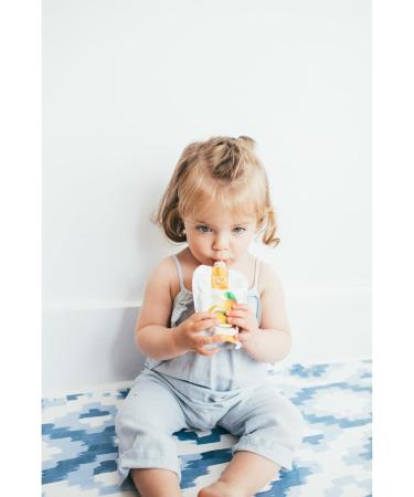 Love Child Organics Bananas Carrots Mangoes + Coconut Puree - 128 ml - Buy Online on GoSupps.com