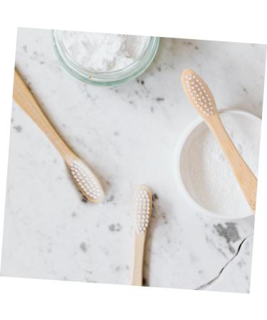 FRCOLOR 20 Pcs Bamboo Toothbrush Set | Eco-Friendly Vegan Reusable Wooden Manual Toothbrushes | Sustainable Bamboo Fiber Toothbrushes - Buy Online on GoSupps.com