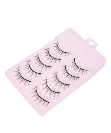 Beavorty 5 Pairs Fake eyelashes Natural Look Eyelashes long eyelash makeup eyelash Salon Makeup Lashes Cosmetics Eyelashes Artificial Eyelashes Wispy Lashes chemical fiber suite Japanese 3d