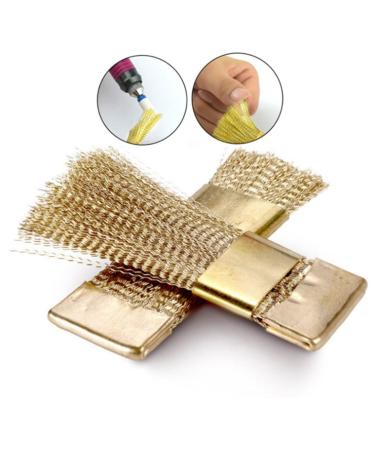 Copper Wire Nail Art Cleaning Brush - Polishing Head Cleaner Tool for Manicure | International Shipping Available - Buy Online on GoSupps.com