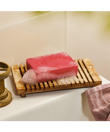 The Body Shop Strawberry Cleansing Face & Body Bar - Vegan - 3.5oz - Buy Online on GoSupps.com