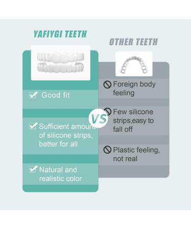 Buy 2 Pairs Snap-On Dentures for Women & Men - Veneers for Missing Teeth | Comfort & Confidence in Every Smile - Buy Online on GoSupps.com