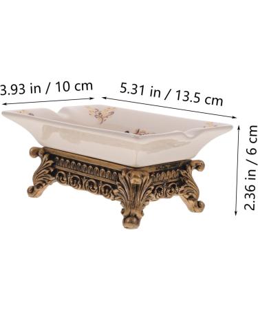 Ciieeo 3pcs Vintage Ceramic Soap Dish Retro Decor Comestic Holder Ceramic Bar Soap Dish Toilet Soap Holder Soap Keeper Soap Holder Dish Vanities Soap Plate Storage Rack Ceramics Portable - Buy Online on GoSupps.com