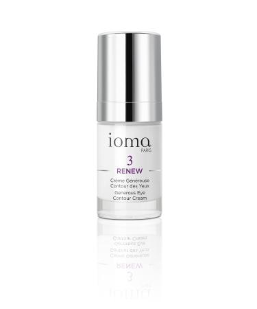 Ioma Paris - RENEW Generous Eye Contour Cream - Under Eye Treatment that Brightens Skin Tone and Replenishes Youthfulness to Your Eyes (15 ml)