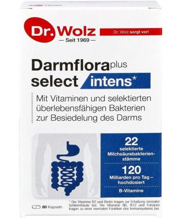Darmflora Plus Select 80 Pcs - Probiotic Support for Digestive Health | International Shipping Available - Buy Online on GoSupps.com