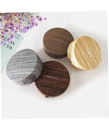 Buifulsic Contact Lens Container Organizer - Travel Case for Lenses - Bamboo Khaki Design 7.5x7.5cm - Buy Online on GoSupps.com