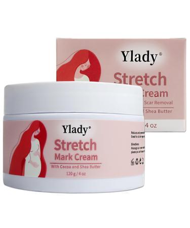 Stretch Mark Cream Pregnancy 120g/4oz Cream Stretch Marks Removal Body Lotion Pregnancy Belly Oil for anti-stretch mark after Pregnant Women mama tummy Butter Maternity Skin Wrinkle Care Repair