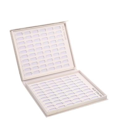 Healeved Nail Art Manicure Tool Nail Tips Board Fake Nail Art Tips Nail Showing Holder Tool Stand Bitter Nail Polish for Nail Biters Fake Nail Holder Glue Paper Bracket