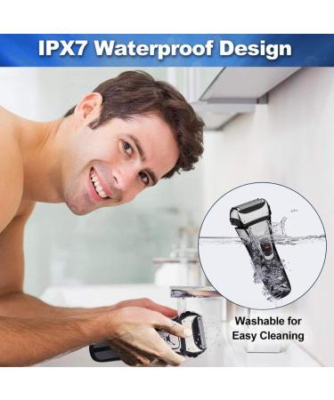Buy Men's Electric Shaver & Beard Trimmer - Washable USB Rechargeable Razor for Optimal Grooming - Buy Online on GoSupps.com