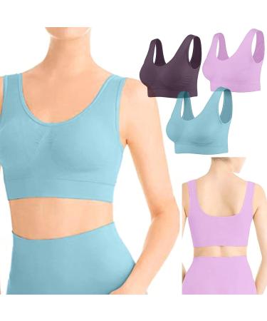 LZPCARRA Women's 3/4 Sports Bra - Seamless Wirefree BH with Full Support & Colorful Options | XL to 5XL | International Shipping Available - Buy Online on GoSupps.com
