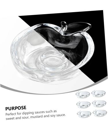 DEARMAMY 24 Pcs Sauce Dish Snack Dessert Plate Snack Serving Dishes Cutlery Flavor Plate Snack Serving Plates Dipping Bowl Candy Sushi Soap Container Flatware Soy Sauce Bowls Food Pie Glass - Buy Online on GoSupps.com