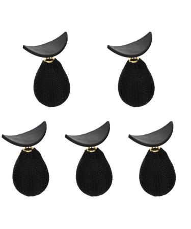 FOMIYES 5pcs Eye Shadow Stamp Makeup Eyeshadow Tape Useul Eyeshadow Stamp Makeup Belt Household 1 count (Pack of 1) Blackx5pcs