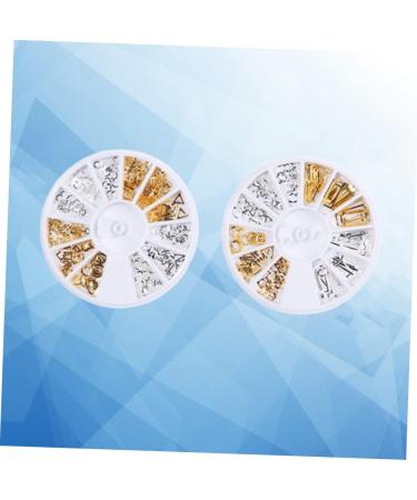 FRCOLOR 4 Boxes Manicure Rivet Sequin Trim Nails Accessories Kerchief Headband Clay Flower Accessories Bride Nail Decorations for Nail Art Rhinestones Tape Dispenser Metal Applique 3d - Buy Online on GoSupps.com