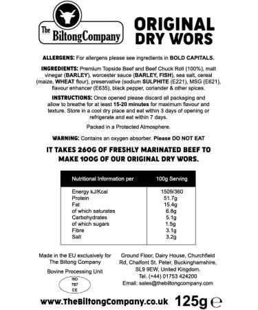 Biltong - 500g - Super Mixed Selection - Buy Online on GoSupps.com