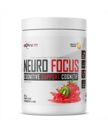 NEURO FOCUS | XPN | COGNITIVE SUPPORT | CO-ENZYME Q10 | STIM-FREE | 25 SERVINGS (Strawberry & Kiwi)