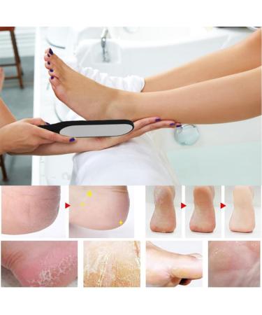 WHYCNJL 1 Piece Professional Foot Rasp with 1 Piece Pedicure 304 Callus Remover in Stainless Steel Removes Calluses of Dead and Wrinkled Skin Portable Stainless Steel Foot Care - Buy Online on GoSupps.com