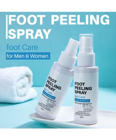 JAWSEU Foot Peeling Spray moisturizing nourishing peeloff spray spray for care dry rough foot skin and mild callus peeling for men and women 50 ml - Buy Online on GoSupps.com