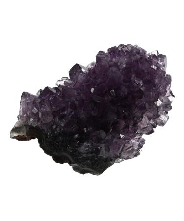 Abaodam 1pc Amethyst Rough Yoga Decor Crystal Cluster Natural Amethyst Cluster Decor Wand Desktop