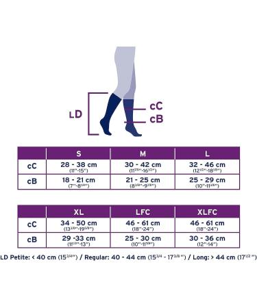 JOBST Casual Pattern Knee High Compression Socks - 20-30 mmHg Compression, Gunmetal Grey, X-Large Regular - Buy Online on GoSupps.com