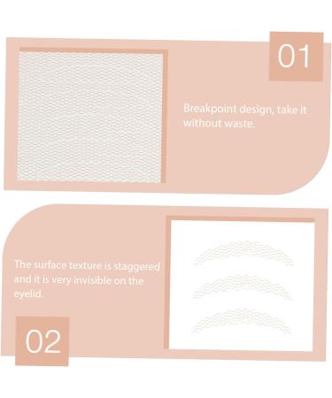 FRCOLOR 20pcs Lace Double Eyelid Sticker Girls Stickers Eyelid Stickers Eye Beauty Patch Hooded Post Net - Buy Online on GoSupps.com
