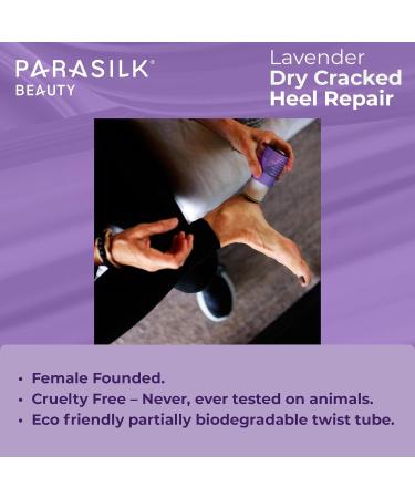 Parasilk Beauty Lavender Heel Repair Stick - Moisturizing Solution for Dry Cracked Feet with Antioxidant Oils & Wax - Buy Online on GoSupps.com