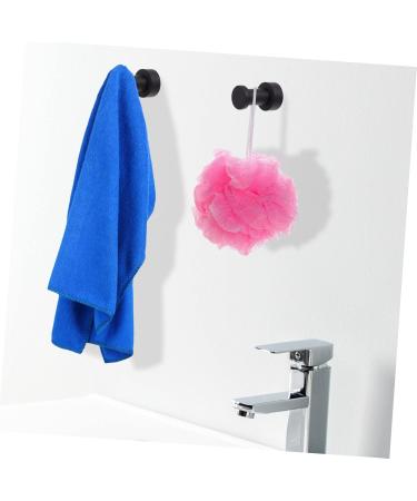 FELTECHELECTR 4 Pcs Bathroom Towel Hook Towel Hooks for Wall Bathroom Hooks Coat Hooks Hat Hanger Door Brass Black - Buy Online on GoSupps.com