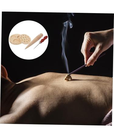 Buy Hapinary Moxa Rod Set | Premium Shape Wood Moxa for DIY & Moxibustion Accessories - International Shipping - Buy Online on GoSupps.com