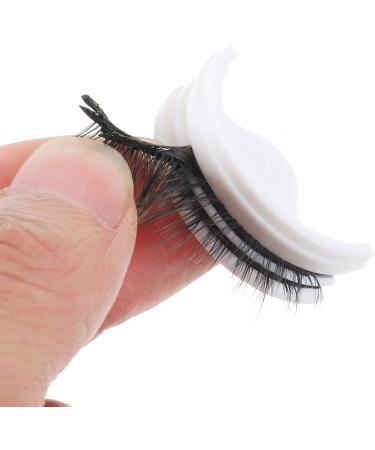PATKAW 4 Pairs Reusable Self Adhesive Eyelashes Without Glue Natural Fluffy False Eyelashes Self Sticking No Glue Eyelashes for Women - Buy Online on GoSupps.com