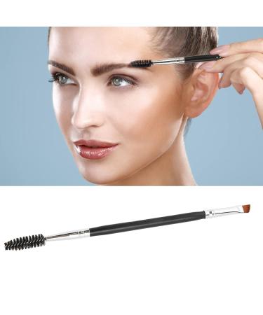 Dual Eyebrow Brush - Professional Angled & Spoolie Brush for Perfect Brows | Portable Dual Head Makeup Tool - Buy Online on GoSupps.com