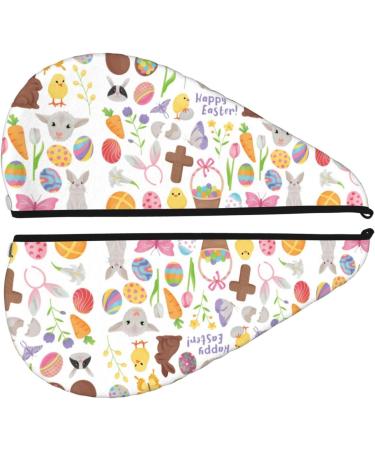 Hair Towel Wrap | Quick Drying Towel Turban with Button | Perfect for Fast Hair Drying - Happy Easter - Buy Online on GoSupps.com