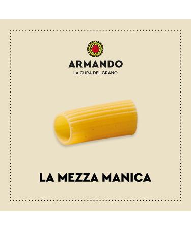  Italian Gourmet E.R. 10x Il Grano Di Armando La mezza manica Italian Wheat Bronze Design 100% Italian Pasta 500g - Buy Online on GoSupps.com