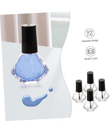 VICASKY Lot de 10 bouteilles de vernis ongles vides rechargeables en verre avec brosses pour le soin des ongles pour les salons de manucure et les d placements L ger et peu encombrant Mat riaux en - Buy Online on GoSupps.com