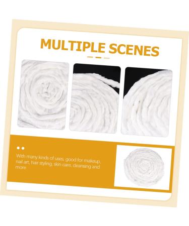 MAGICLULU 2 Hairdressing Perm Papers Stomach Tape Cotton Salon Coil Cotton Rounds for Hair Cotton Beauty Coil Makeup Supplies Cosmetics White Absorbent Cotton Dedicated - Buy Online on GoSupps.com