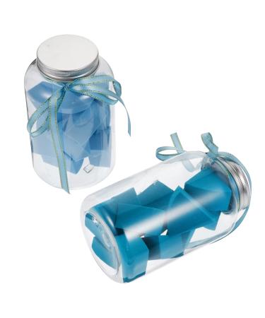 FOMIYES 2 Set Capsule Bottle Makeup Removal Sponge - Beauty Foundation & Powder Puff for Wet & Dry Use - Hydrophilic Polyurethane - Buy Online on GoSupps.com