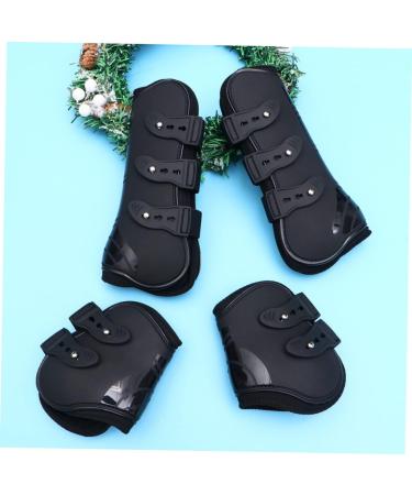 FOMIYES 2 Pairs Protection Support Horse Leg Boot Horse Leg Brace Protector Elastic Equipment XL Black - Buy Online on GoSupps.com