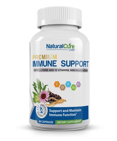 Natural Cure Labs Premium Immune Support 60 Count (Pack of 1)