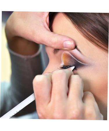 VINTORKY 24pcs Eyeliner Pencil Girl Eye Line Pencil Cosmetics Hair Braiding Sponge Woman Wooden Pole White - Buy Online on GoSupps.com