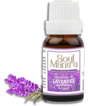Soul Mantra Lavender Oil - Aromatherapy Essential Oil for Diffusers & Relaxation | 5ml 30ml Options - Buy Online on GoSupps.com