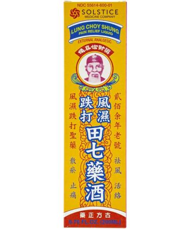 Lung Choy Shung Dit Da Jow Pain Relief Liquid 6.76 Fl Oz - Solstice | 1 Bottle - Buy Online on GoSupps.com